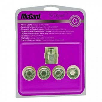 Комплект секреток McGard 24013 SU гайка M12x1,25 конус 60° хром (без защитного кольца)