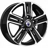 K&K Backfire 8x18 5x114,3 ET45 dia 67,1 алмаз черный Россия