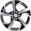 Khomen Wheels KHW1712 (Karoq/Octavia/Passat/Tiguan) 7x17 5x112 ET43 dia 57,1 black-FP