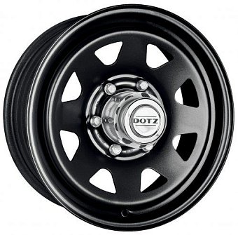 DOTZ 4X4 STAHLRADER Dakar dark 7x16 6x139,7 ET33 dia 100,1 Black