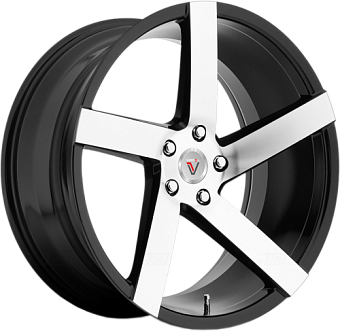 Vissol V-080R 8,5x19 5x100 ET45 dia 57,1 black with machined face