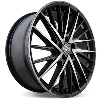 Harp Y-697 8,5x20 5x112 ET35 dia 66,6 satin black w machined face and tinted clear Harp Y-697 8,5x20 5x112 ET35 dia 66,6 satin black w machined face and tinted clear