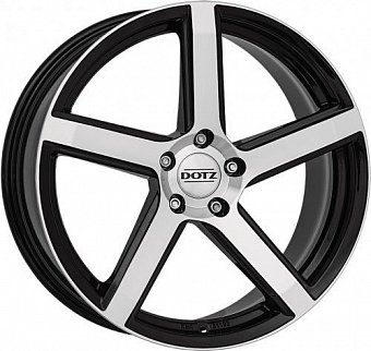 Dotz CP5 dark 9,5x20 5x112 ET28 dia 70,1 black polished