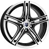 K&K Омаха 5x13 4x108 ET40 dia 67,1 алмаз черный