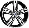 K&K Прайм 6.5x17 5x114.3 ET45 dia 66.1 алмаз черный