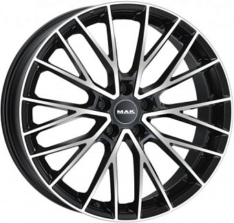 MAK Speciale 8,5x19 5x112 ET27 dia 66,6 black mirror MAK Speciale 8,5x19 5x112 ET27 dia 66,6 black mirror