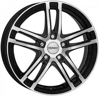 Dezent TZ dark 7,5x18 5x112 ET38 dia 70,1 black polished