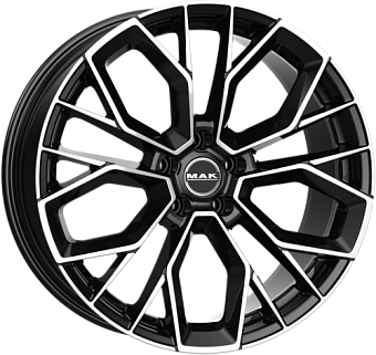 MAK Stilo 8x18 5x108 ET45 dia 72 black mirror