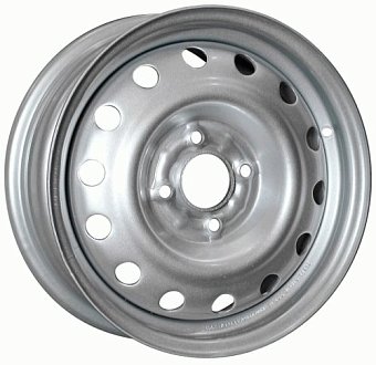 TREBL 53A49D 5,5x14 4x100 ET49 dia 57,1 silver