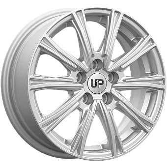 Wheels UP Up123 6x15 5x114,3 ET39 dia 67,1 silver classic